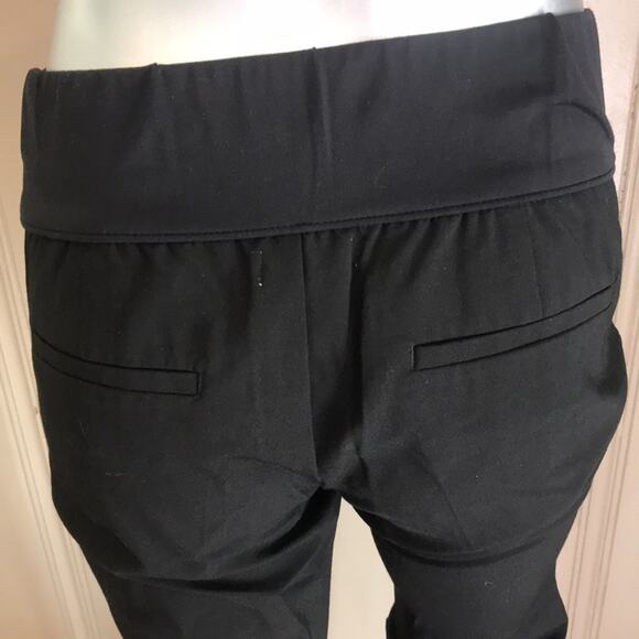 Gap Maternity Perfect Trouser Pull On Black Pants Women's Size 2R - Picture 4 of 7